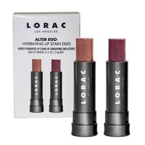 NIB Lorac lip stain duo